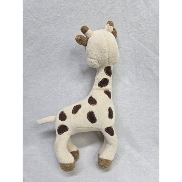 Vulli Sophia the Giraffe Plush Stuffed Animal Rattle, Cream Brown 10" tall - Picture 2 of 7